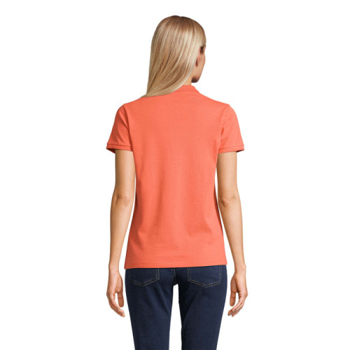 PLANET Damskie POLO 170g Pop Orange S03575-PO-XS (1)