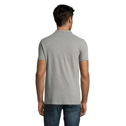 PERFECT Męskie POLO 180g Grey melange S11346-GY-XXL (1)