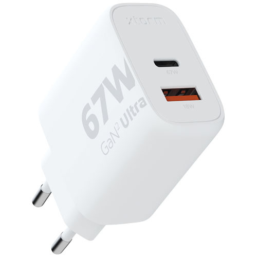 Xtorm XEC067 GaN² Ultra ładowarka ścienna o mocy 67 W Biały 12439301 