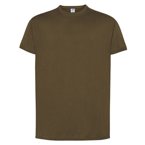 Koszulka męska z okrągłym dekoltem Regular Premium T-Shirt JHK Forest Green test7_TSRA190FGXL 