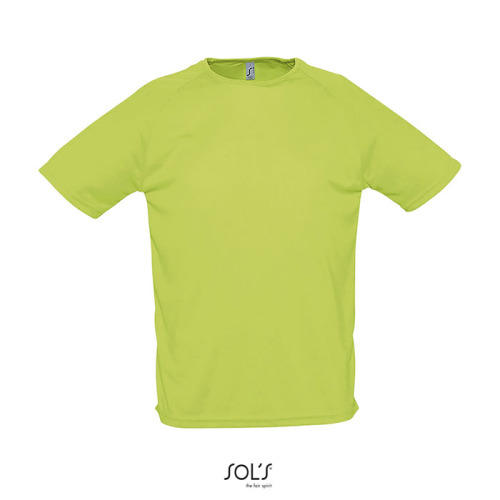 SPORTY Męski T-SHIRT 140g Apple Green S11939-AG-XS 