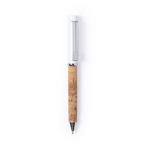 Korkowy długopis biały V1995-02 (7)