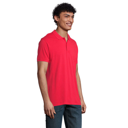 PLANET Męskie POLO 170g Czerwony S03566-RD-3XL (1)