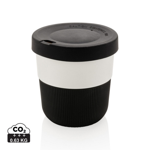 Kubek podróżny 250 ml Coffee to go z PLA Czarny P432.891 (8)