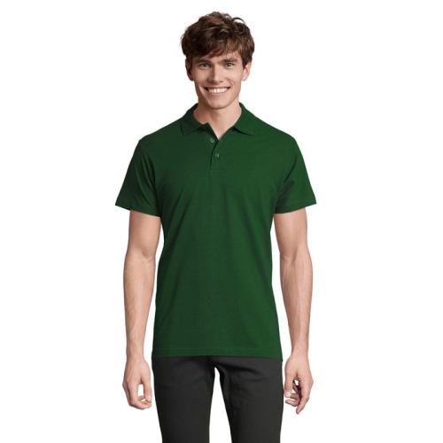 SPRINgII Męskie POLO 210g Zielony Golf S11362-GG-XXL 