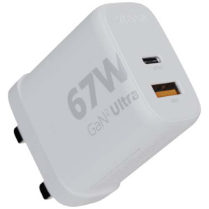 Xtorm XEC067G GaN² Ultra ładowarka ścienna o mocy 67 W — wtyczka brytyjska