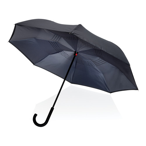 Parasol odwracalny 23" Impact AWARE™ rPET Antracytowy P850.632 (10)