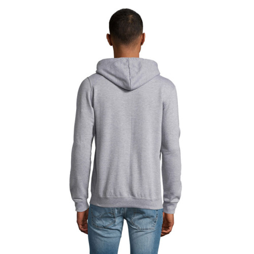 STONE UNI HOODIE 260g Grey melange S01714-GY-XS (1)