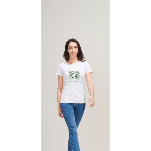 REGENT Damski T-Shirt 150g Błękitny S01825-SK-L (3)