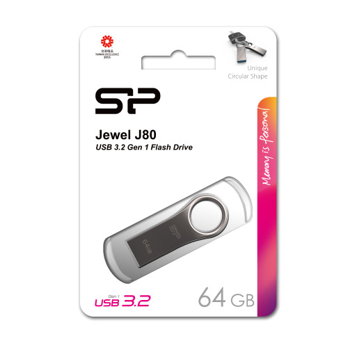 Pendrive 3,0 Silicon Power Jewel J80 128GB Szary EG800007 64GB (3)