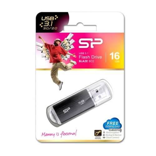 Pendrive Silicon Power Blaze B02 3,1 Czarny EG813903 16GB (2)