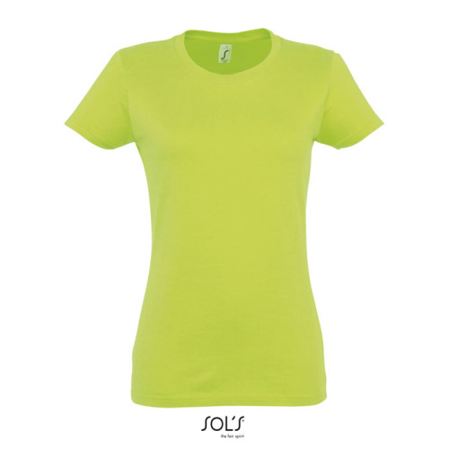 IMPERIAL WOMEN T-SHIRT 190g Apple Green S11502-AG-M 