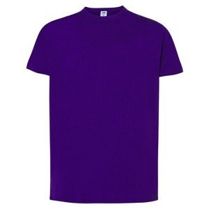 Koszulka męska z okrągłym dekoltem Regular Premium T-Shirt JHK Purple