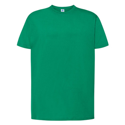 Koszulka męska z okrągłym dekoltem Regular Premium T-Shirt JHK Kelly Green test7_TSRA190KGL 