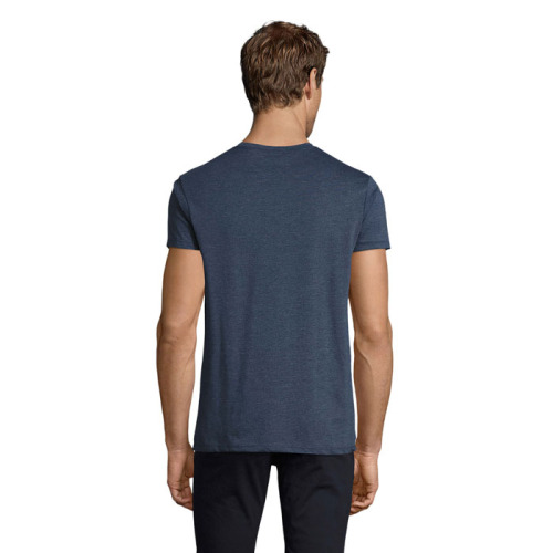 REGENT F Męski T-Shirt 150g Melanż denim S00553-HD-XXL (1)