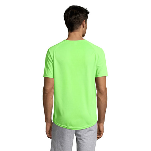 SPORTY Męski T-SHIRT 140g Neon green S11939-NG-XL (1)