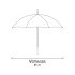 Wiatroodporny parasol automatyczny, składany granatowy V9450-04 (2) thumbnail