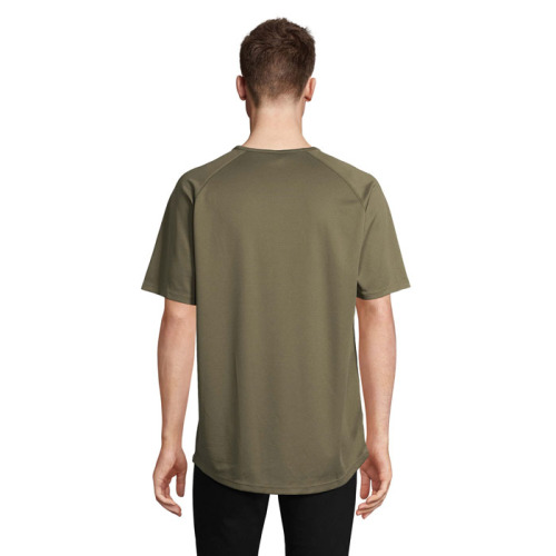 SPORTY Męski T-SHIRT 140g Army S11939-AR-S (1)