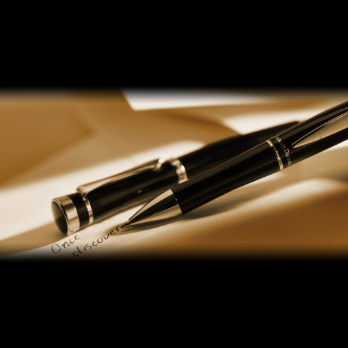 Długopis Charles Dickens® w pudełku czarny V1104-03 (6)