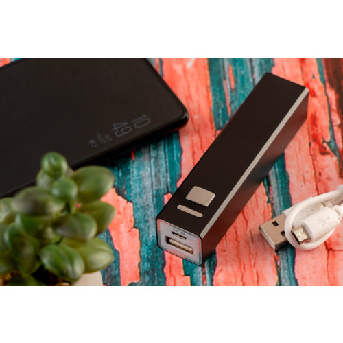 Power bank metalowy 2200 mAh PORT HOPE Niebieski 302904 (5)