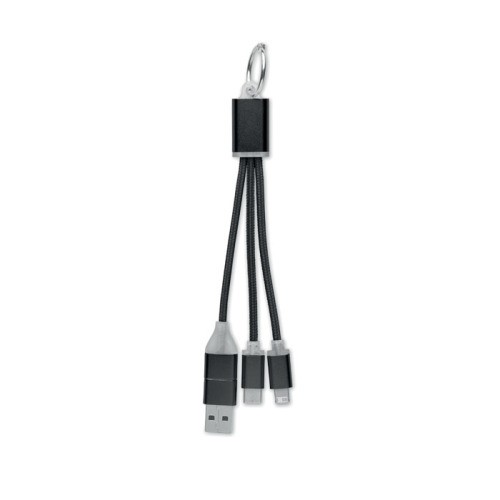 Kabel ładujący 4 w 1 typu C Czarny MO2141-03 (1)