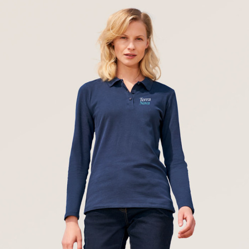 PERFECT Damskie LSL POLO180 French Navy S02083-FN-S (3)