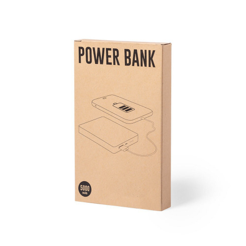 Bambusowy power bank 5000 mAh Brązowy V0355-16 (3)