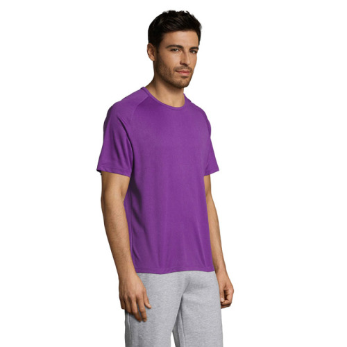 SPORTY Męski T-SHIRT 140g Dark purple S11939-DA-M (2)