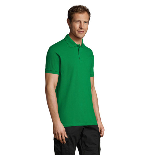 PERFECT Męskie POLO 180g Zielony S11346-KG-XXL (2)