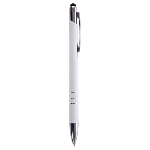 Długopis, touch pen | Zachary biały V1701-02 