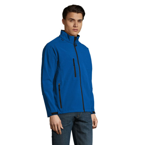 RELAX Męski softshell 340g Niebieski S46600-RB-3XL (2)