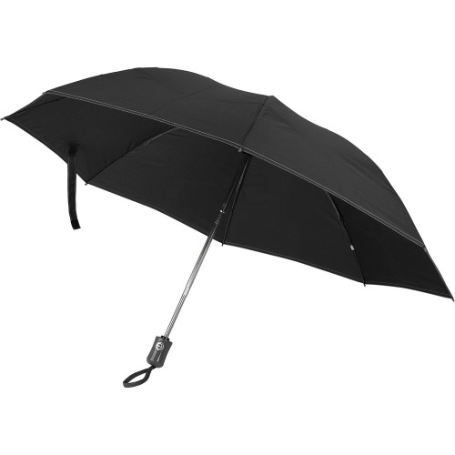 Odwracalny, składany parasol automatyczny czarny V0667-03 (9)