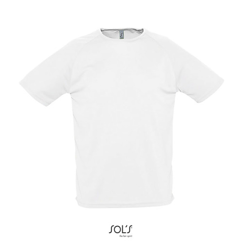 SPORTY Męski T-SHIRT 140g Biały S11939-WH-3XL 