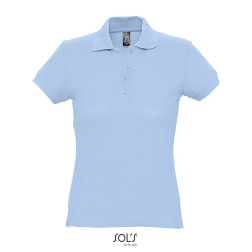 PASSION Damskie POLO 170g Sky blue S11338-SP-XXL 