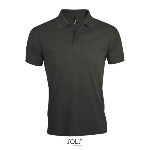 PRIME Męskie polo 200g Ciemny szary S00571-DG-M 