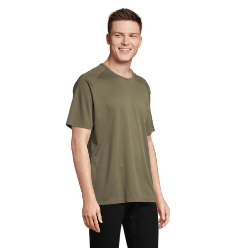 SPORTY Męski T-SHIRT 140g Army S11939-AR-M (2)