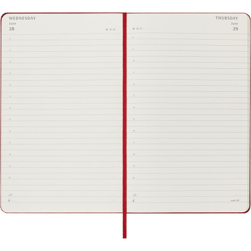 Kalendarz MOLESKINE Czerwony VM394-05/2024 (3)