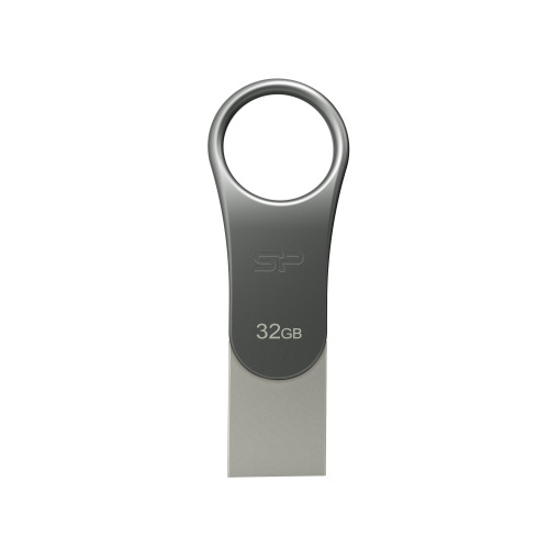 Pendrive z wejściem USB typu C Silicon Power Mobile C80 3,2 Szary EG 815007 32GB 