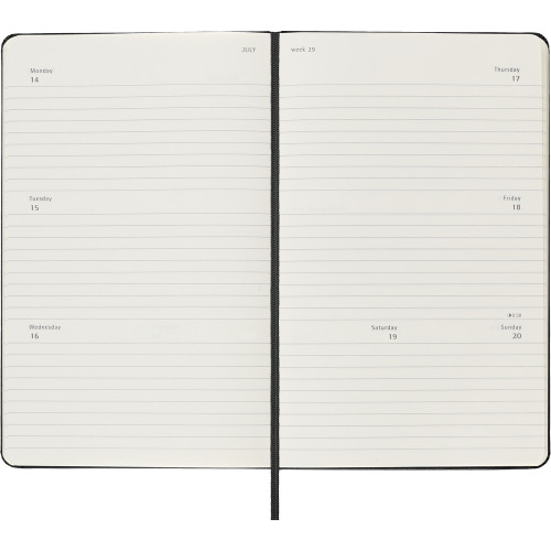 Kalendarz MOLESKINE Czarny VM396-03/2025 (10)