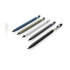 Aluminiowy "wieczny" ołówek z gumką czarny P611.121 (4) thumbnail