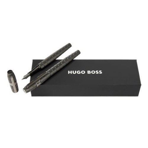 Zestaw upominkowy Hugo Boss pióro wieczne i pióro kulkowe - HSH4982D + HSH4985D Uniwersalny HPPR498D (1)