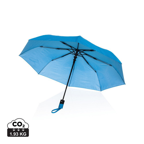 Mały parasol automatyczny 21" Impact AWARE™ RPET Niebieski P850.435 (9)