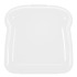 Pudełko śniadaniowe "kanapka" 450 ml biały V9525-02 (1) thumbnail
