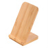 Bambusowa ładowarka bezprzewodowa 10W B'RIGHT, stojak na telefon | Wilder drewno V0349-17 (16) thumbnail