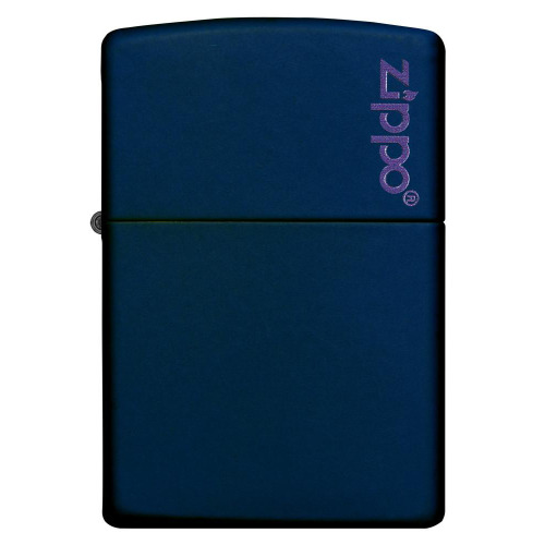 Zapalniczka Zippo Classic z logo Navy Blue Matte ZIP60001569 (1)