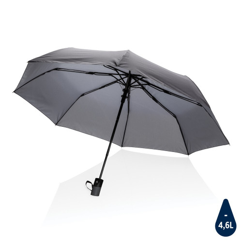 Mały parasol automatyczny 21" Impact AWARE™ rPET Antracytowy P850.592 