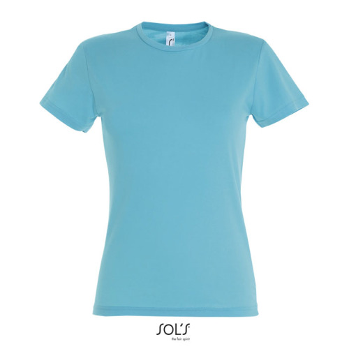 MISS Damski T-SHIRT 150g Atoll blue S11386-AL-M 