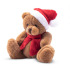 Nathan Brown, pluszowy miś świąteczny brązowo-czerwony HE261-56 (11) thumbnail