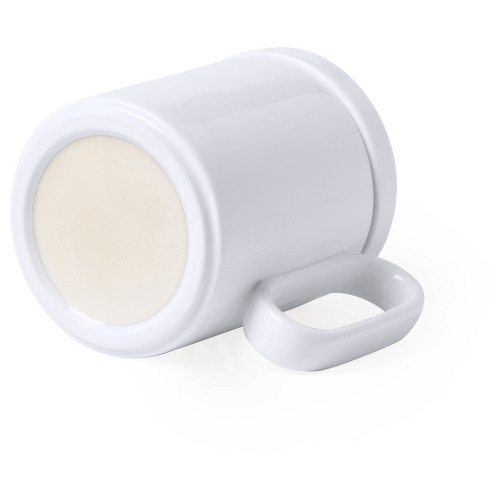 Kubek ceramiczny 350 ml, ładowarka bezprzewodowa 15W, podgrzewacz do kubka biały V0391-02 (3)