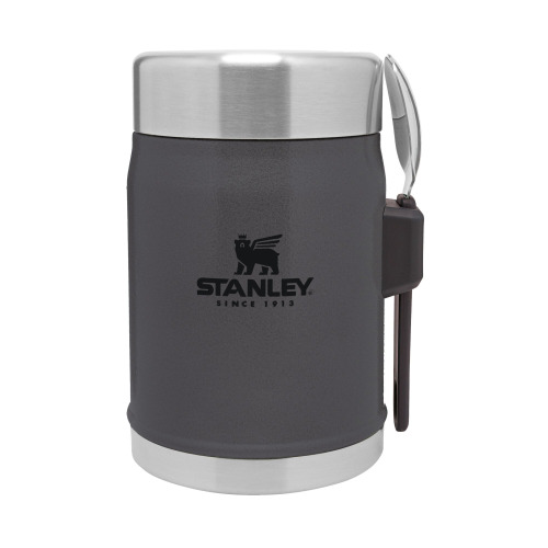 POJEMNIK NA ŻYWNOŚĆ STANLEY THE LEGENDARY FOOD JAR + SPORK Charcoal 1009382082 